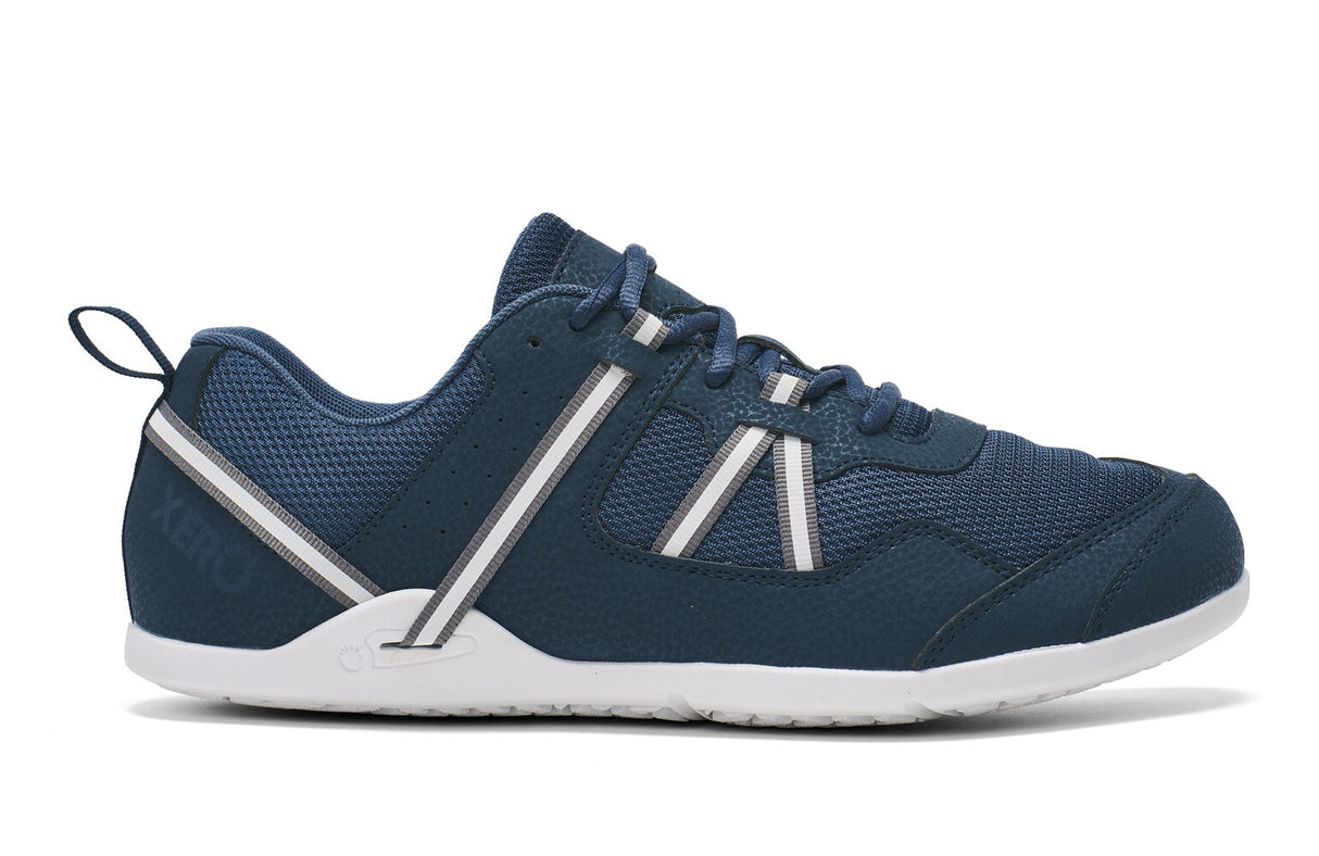 Xero Mens Prio Vintage Lightweight Barefoot Shoes - Indigo (Zero Drop Sneakers)