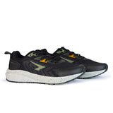 Sfida Prota Mens Lace Up Knit Runners - Black/Khaki (Running Shoes/Sneakers)