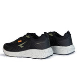 Sfida Prota Mens Lace Up Knit Runners - Black/Khaki (Running Shoes/Sneakers)