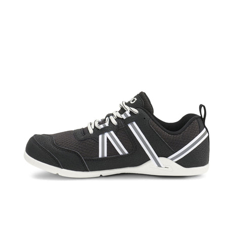 Xero Womens Prio Vintage Lightweight Barefoot Shoes - Black/White (Zero Drop Sneakers)