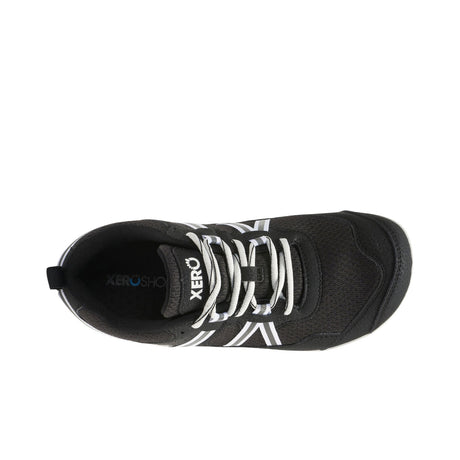 Xero Womens Prio Vintage Lightweight Barefoot Shoes - Black/White (Zero Drop Sneakers)
