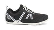 Xero Womens Prio Vintage Lightweight Barefoot Shoes - Black/White (Zero Drop Sneakers)