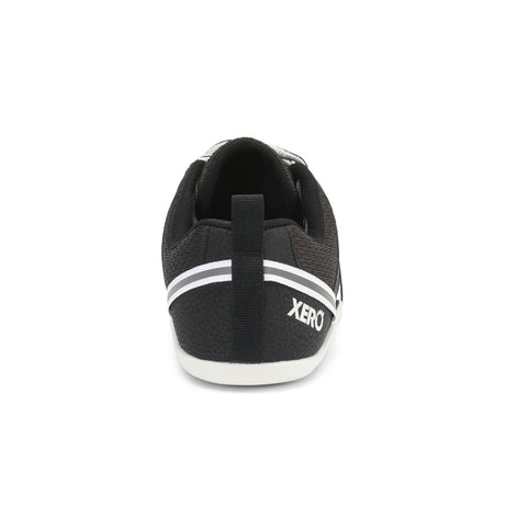 Xero Womens Prio Vintage Lightweight Barefoot Shoes - Black/White (Zero Drop Sneakers)