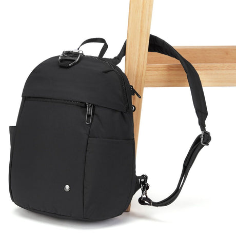 Pacsafe Citysafe CX Backpack Bag Petite Econyl in Black