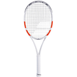 Babolat Pure Strike Lite Strung Tennis Racquet in White/Red - 4 3/8""