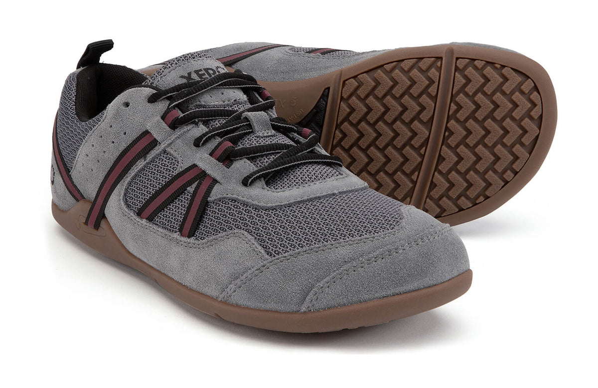 Xero Mens Prio Suede Barefoot Shoes (Zero Drop Sneakers/Runners)