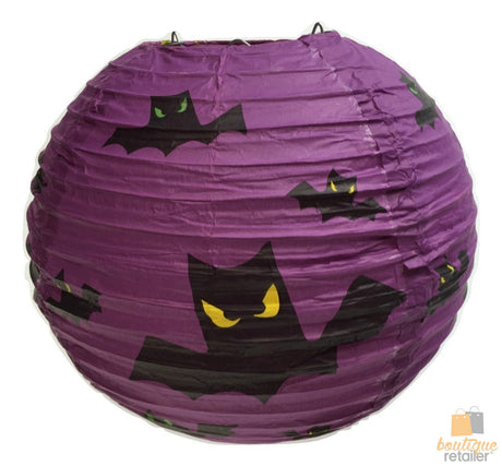 10" Halloween Hanging Paper Lantern - Bat Decoration (Party Decor)