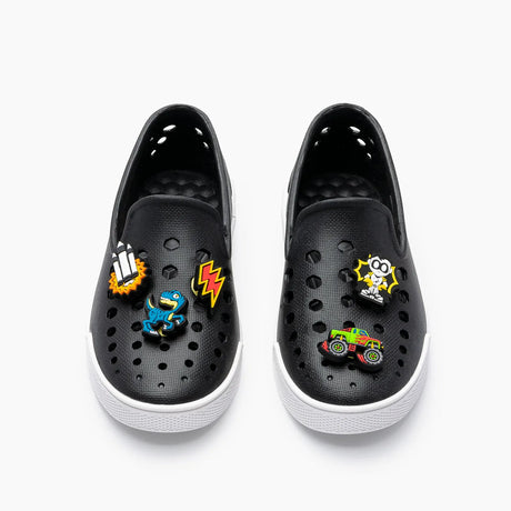 Joybees Popinz 5 Pack Shoe Charms Kids Superhero Dinosaur Monster Truck Space Theme in Lil Buddies