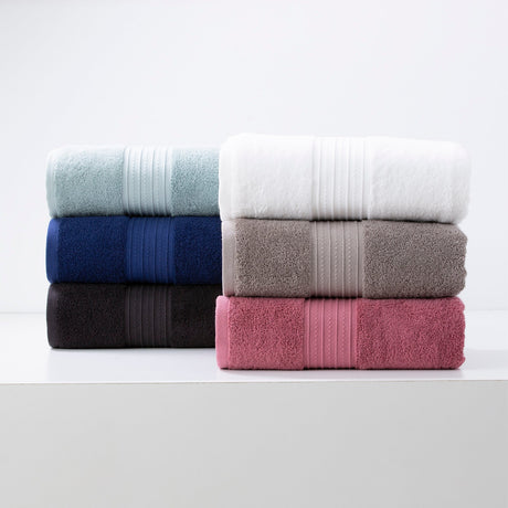 Renee Taylor Brentwood 650 GSM Low Twist Cotton Towels - Rosebud (Bath, Hand & Face Towel/Bath Sheet & Bath Mat)