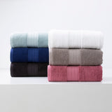 Renee Taylor Brentwood 650 GSM Low Twist Cotton Towels - Royal (Bath, Hand & Face Towel/Bath Sheet & Bath Mat)