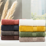 Renee Taylor Stella 650 GSM Bamboo Cotton Towels - Mustard (Bath, Hand & Face Towel/Bath Sheet & Bath Mat)