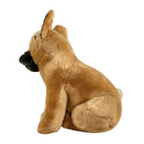 Bocchetta Paris 30cm Sitting French Bulldog Plush Toy - Brown (Realistic Stuffed Animal Dog Gift)