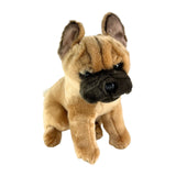Bocchetta Paris 30cm Sitting French Bulldog Plush Toy - Brown (Realistic Stuffed Animal Dog Gift)