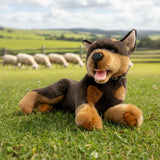 Bocchetta Parker 40cm Lying Kelpie Plush Toy (Australian Stuffed Animal Dog Gift)
