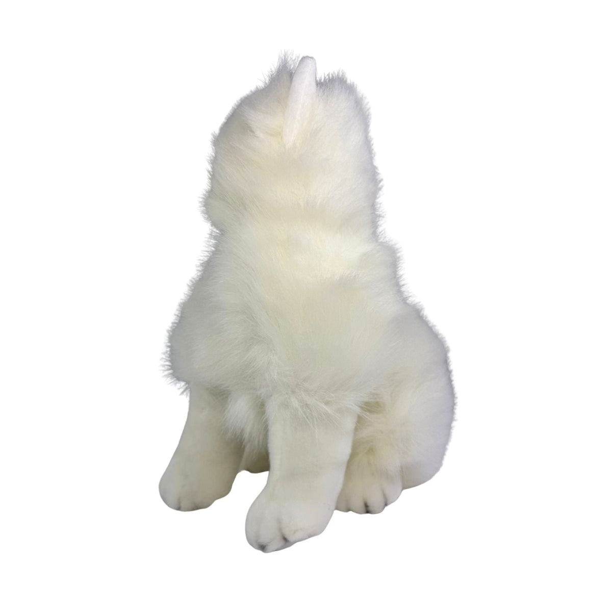 Bocchetta Pearl 34cm Sitting Persian Cat Plush Toy - White (Realistic Stuffed Animal Cat Gift)