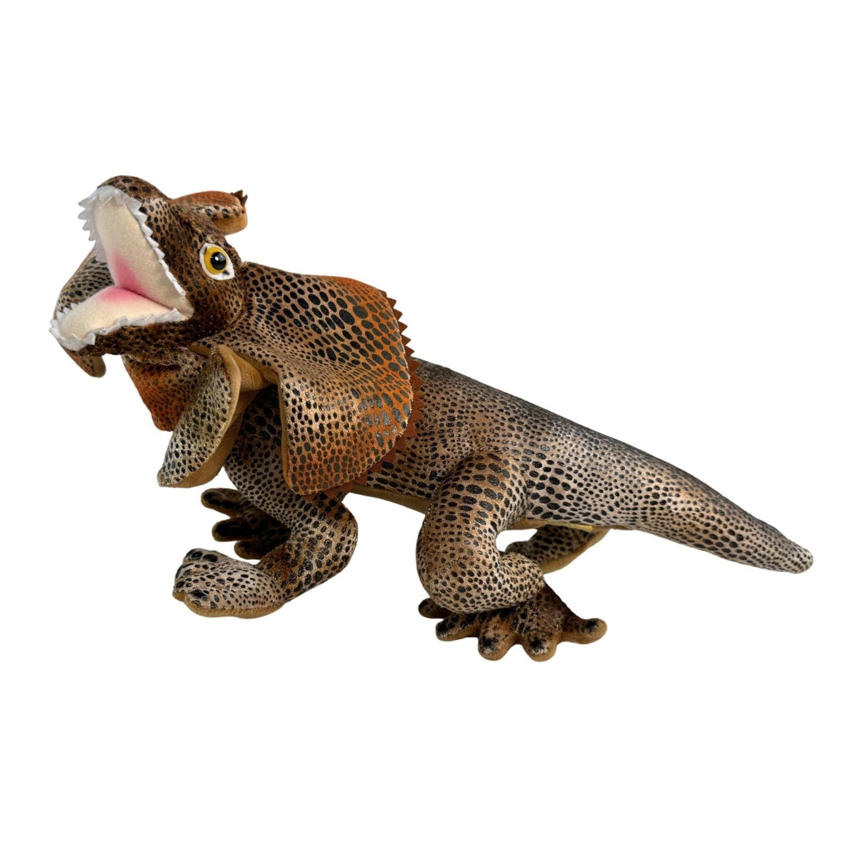 Bocchetta Philly 34cm Frilled Neck Lizard Plush Toy (Australian Stuffed Animal Souvenir Gift)