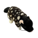 Bocchetta Polka 20cm Eastern Quoll Plush Toy - Black (Australian Stuffed Animal Souvenir Gift)