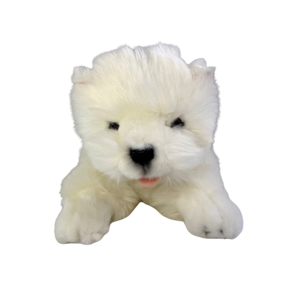 Bocchetta Pookie 28cm Floppy Westie Puppy Plush Toy (Realistic Stuffed Animal Dog Gift)