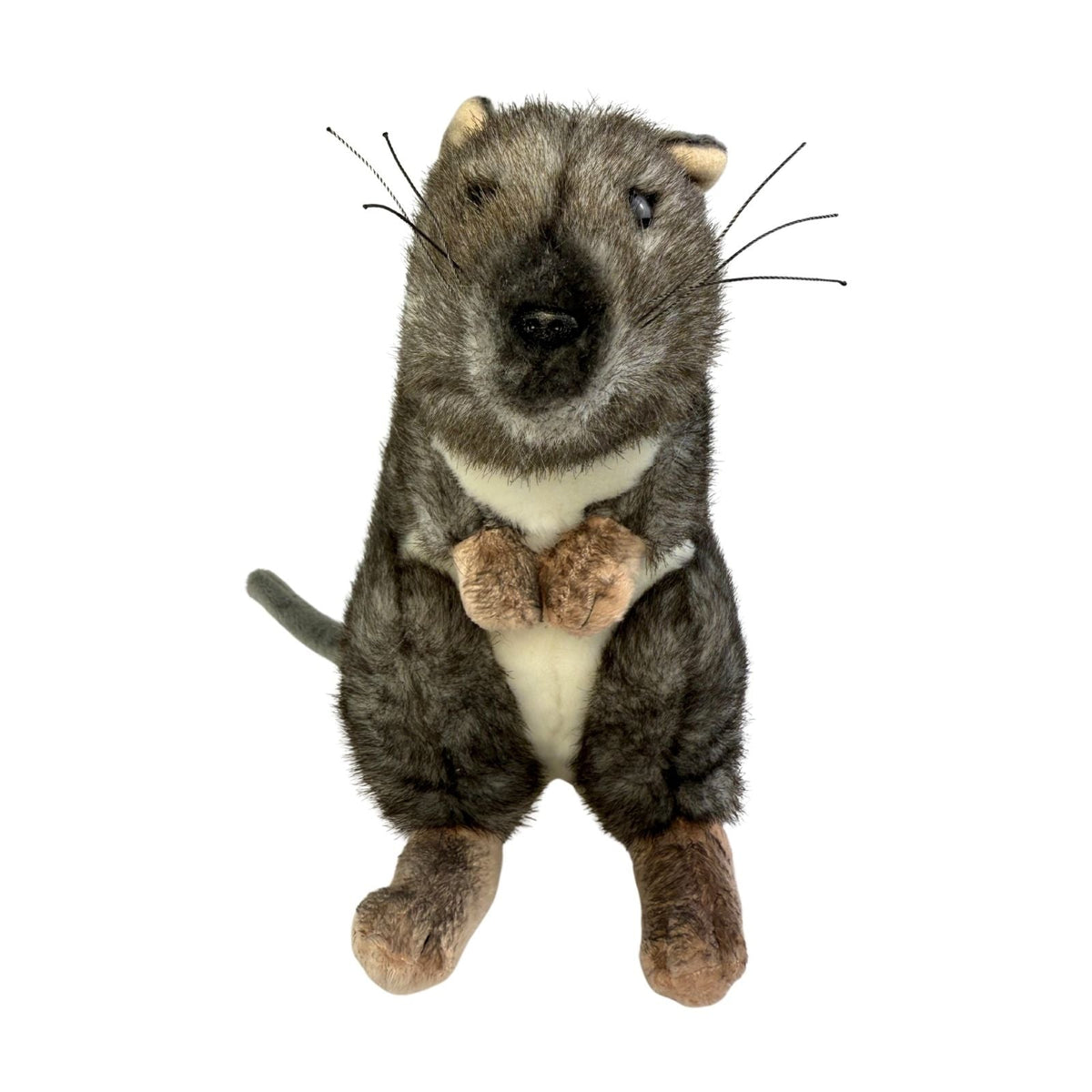 Bocchetta Popcorn 21cm Standing Potoroo Plush Toy (Australian Stuffed Animal Souvenir Gift)