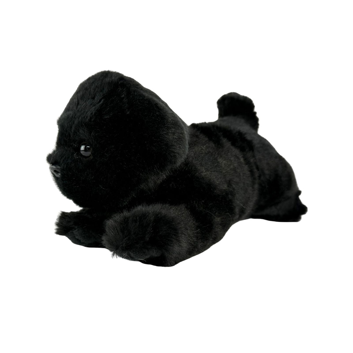 Bocchetta Puddles 28cm Floppy Pug Puppy Plush Toy - Black (Realistic Stuffed Animal Dog Gift)
