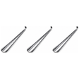3x Long Handle Metal Shoe Horn Pack - 30cm Sturdy Shoe Helper (Easy Slip-On Aid)