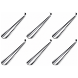 6x Long Handle Metal Shoe Horn Bulk Pack - 30cm Sturdy Shoe Helper (Easy Slip-On Aid)