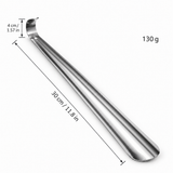 30cm Long Shoe Helper Easy Sturdy Shoe Horn Long Metal Handle Slip Aid Shoehorn