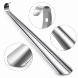 30cm Long Shoe Helper Easy Sturdy Shoe Horn Long Metal Handle Slip Aid Shoehorn