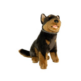 Bocchetta Quinn 22cm Sitting Kelpie Plush Toy - Red/Tan (Australian Stuffed Animal Dog Gift)