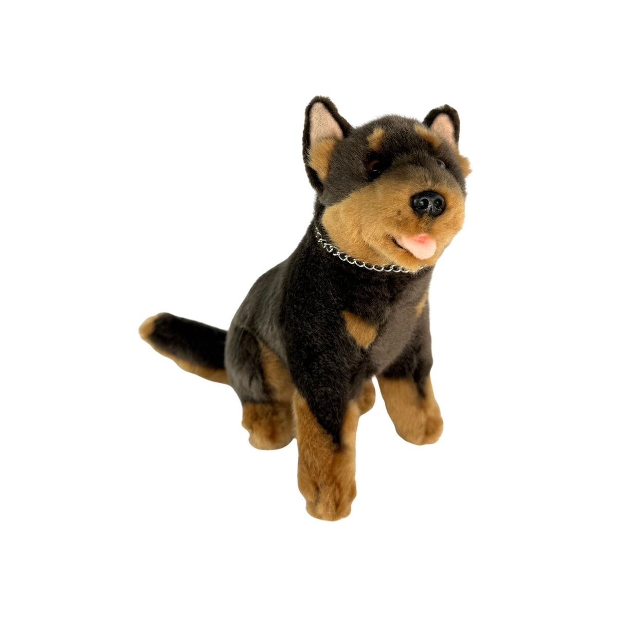 Bocchetta Quinn 22cm Sitting Kelpie Plush Toy - Red/Tan (Australian Stuffed Animal Dog Gift)