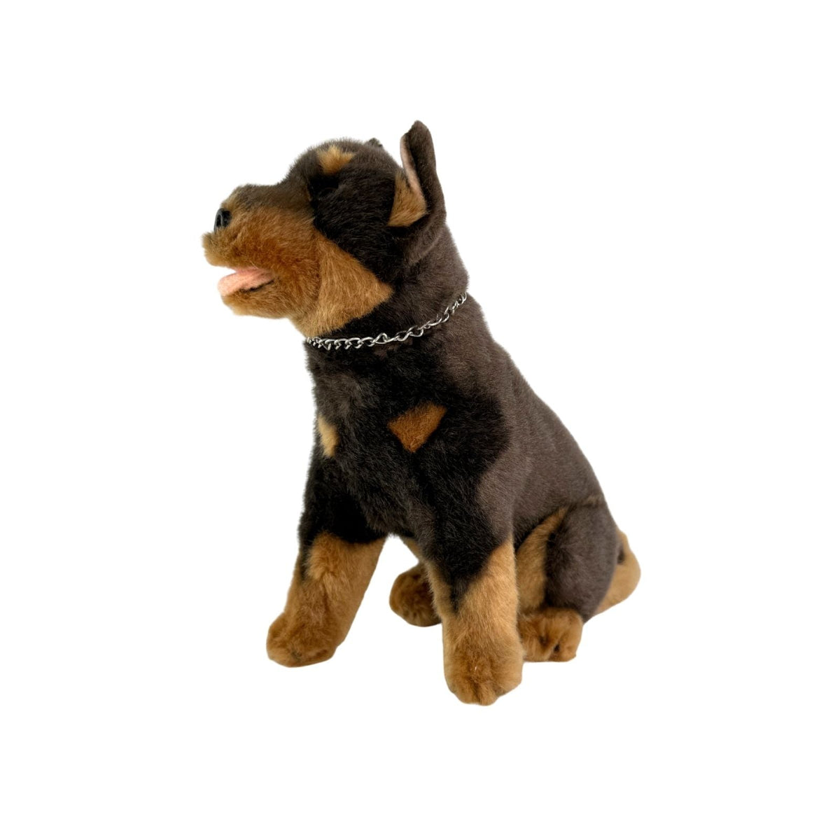 Bocchetta Quinn 22cm Sitting Kelpie Plush Toy - Red/Tan (Australian Stuffed Animal Dog Gift)