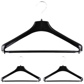 3x Broad Shoulder Suit Hanger - Non-Slip Clothing Protection (Jacket, Coats & Pants)