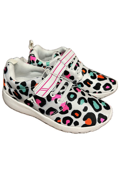 Aerosport Rascal Kids Junior Running Shoes - Leopard Print (Sneakers/Runners)