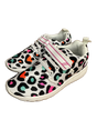 Aerosport Rascal Kids Junior Running Shoes Sneakers Strap Runners - Leopard Print