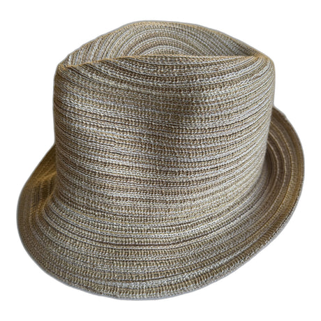 Red Dog Kids Natural Fibre Braid Trilby Hat - Natural (52cm)