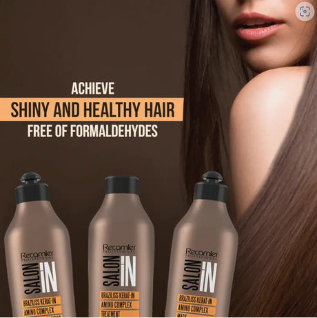 Recamier 3-Step SalonIn Braziliss Keratin Treatment System (Brazilian Blowout)