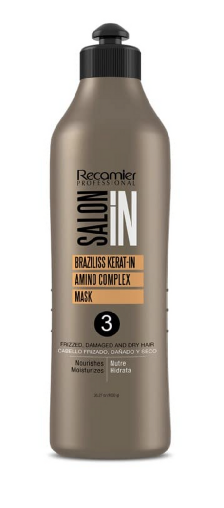 Recamier 3-Step SalonIn Braziliss Keratin Treatment System (Brazilian Blowout)