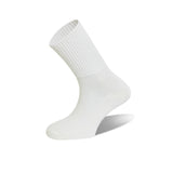 REFLEXA Diabetic Socks Flat Toe Seam Comfort Medical Circulation Health Sock - Natural