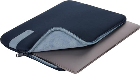 Case Logic Slim Reflect 13" Macbook Pro Laptop Computer Sleeve in Dark Blue (Memory-Foam Protection)