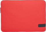 Case Logic Slim Reflect 13.3" Computer Laptop Sleeve - Pop Rock Red (Memory Foam Protection)