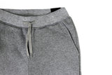 Riflessi Mens Skinny Track Pants Joggers - Slim Cuffed Fleece Gym/Casual Sweat Pants - Heather Grey