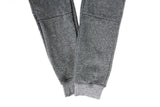 Riflessi Mens Skinny Track Pants Joggers - Slim Cuffed Fleece Gym/Casual Sweat Pants - Heather Grey