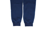 Riflessi Mens Navy Blue Fleece Skinny Track Pants - Slim Cuffed Joggers/Gym Sweatpants