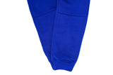 Riflessi Mens Skinny Track Pants Joggers - Slim Cuffed Fleece Gym/Casual Sweat Pants - Royal Blue