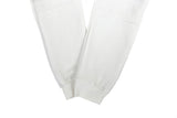 Riflessi Mens Skinny Track Pants Joggers - Slim Cuffed Fleece Gym/Casual Sweat Pants - White