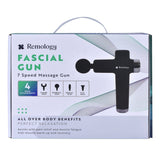 Remology Fascial Impact Therapy Massage Gun 7 Adaptive Speed with 4 Heads