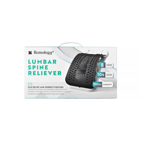 Remology Adjustable Air Lumbar Spine Reliever Inflatable Back Stretcher