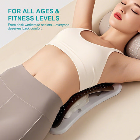 Remology Adjustable Air Lumbar Spine Reliever Inflatable Back Stretcher