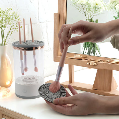 Remology Electric Make up Brush Cleaning and Drying Machine Stand