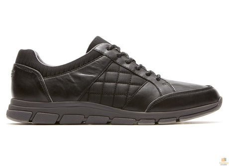 ROCKPORT Rocsports Lite Quilt Lace Up Leather Shoes Casual Comfortable Walking - Black